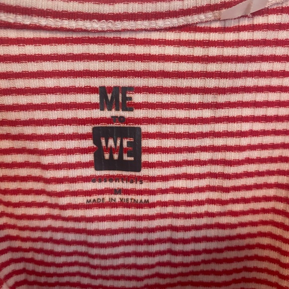 Striped button up crop top - Picture 4 of 4